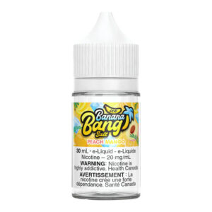PEACH MANGO BY BANANA BANG ICE SALT [ON] - 20MG / 30ML - 628148091287
