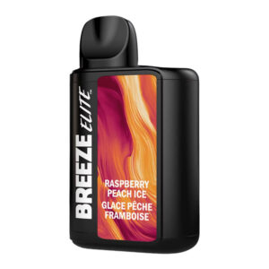 BREEZE PRIME S50 6000 (8ML) - RASPBERRY PEACH ICE