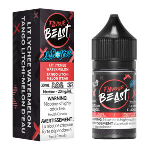 FLAVOUR BEAST E-LIQUID SALT 30ML - LIT LYCHEE WATERMELON ICED