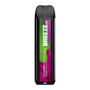 BREEZE PRO 20MG 2000 PUFFS 4ML DISPOSABLE VAPE - 10CT - STRAWBERRY LIME ACAI