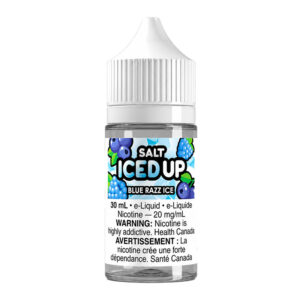 BLUE RAZZ ICE BY ICED UP SALT [ON] - 12MG / 30ML