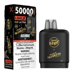 LEVEL X FLAVOUR BEAST G2 ULTRA 50K - HARAMBE ICED