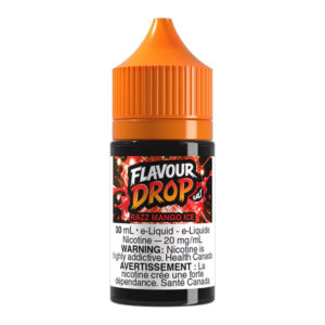 RAZZ MANGO ICE BY FLAVOUR DROP SALT [ON] - 20MG / 30ML - 628148136766
