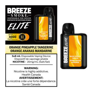 BREEZE ELITE S50 4000 PUFFS 6ML DISPOSABLE VAPE- 5CT
