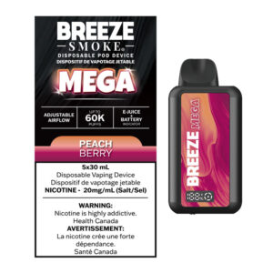 BREEZE MEGA 60K - PEACH BERRY