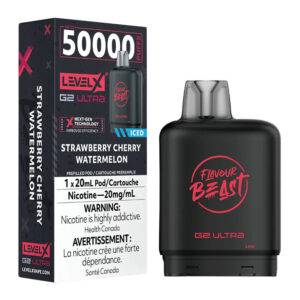 LEVEL X FLAVOUR BEAST G2 ULTRA 50K - STRAWBERRY CHERRY WATERMELON ICED