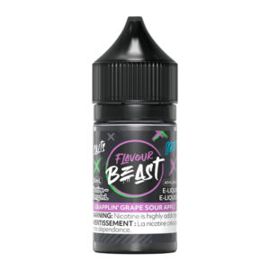 FLAVOUR BEAST E-LIQUID SALT 30ML - GRAPPLIN' GRAPE SOUR APPLE ICED