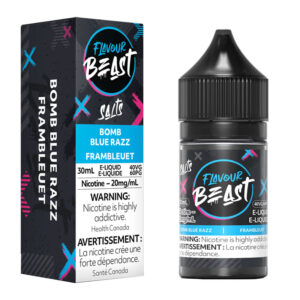 FLAVOUR BEAST E-LIQUID SALT 30ML - BOMB BLUE RAZZ
