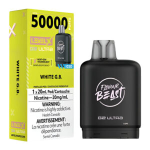 LEVEL X FLAVOUR BEAST G2 ULTRA 50K - WHITE G.B. ICED