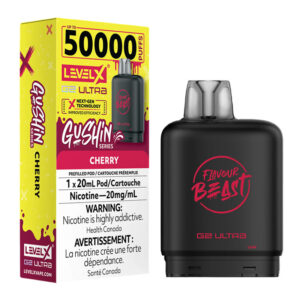 LEVEL X FLAVOUR BEAST G2 ULTRA 50K - GUSHIN CHERRY