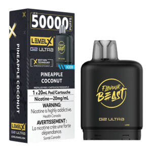 LEVEL X FLAVOUR BEAST G2 ULTRA 50K - PINEAPPLE COCONUT ICED