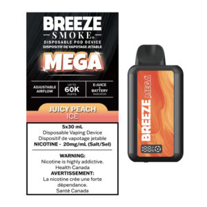 BREEZE MEGA 60K - JUICY PEACH ICE