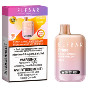 ELF BAR PRIME 1800 - PEACH MANGO WATERMELON