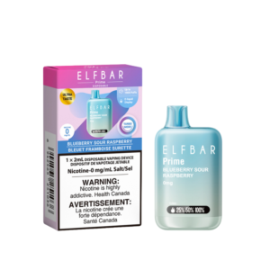 ELF BAR PRIME 1800 ZERO NIC - BLUEBERRY SOUR RASPBERRY