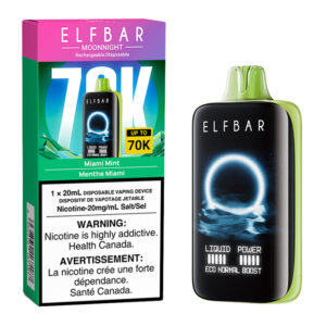 ELFBAR MOONLIGHT 70K - MIAMI MINT 5CT