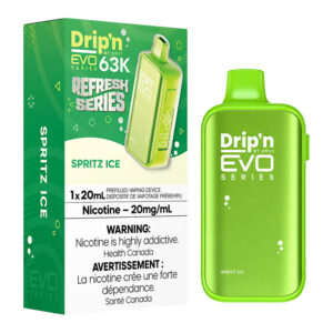 DRIP'N BY ENVI EVO 63K DISPOSABLE - SPRITZ ICE 20MG 4PC/CARTON [ONTARIO]