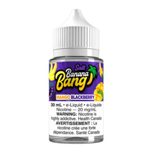 MANGO BLACKBERRY BY BANANA BANG SALT [ON] - 20MG / 30ML - 628148090778