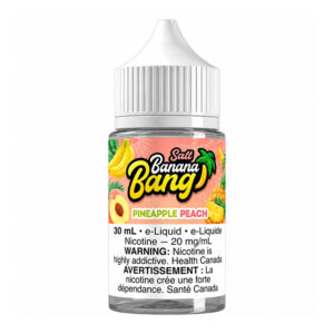 PINEAPPLE PEACH BY BANANA BANG SALT [ON] - 20MG / 30ML - 628148090808