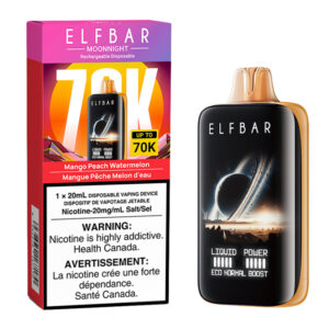 ELFBAR MOONLIGHT 70K - MANGO PEACH WATERMELON 5CT