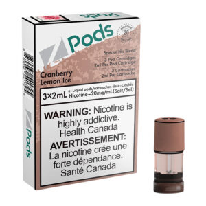 Z POD 2% 3 X 2ML - CRANBERRY LEMON ICE