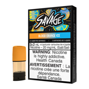 STLTH POD PACK SAVAGE BLOOD ORANGE ICE (3 PACK) [ON] - 20MG