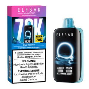 ELFBAR MOONLIGHT 70K - BLUE RAZZ ICE 5CT