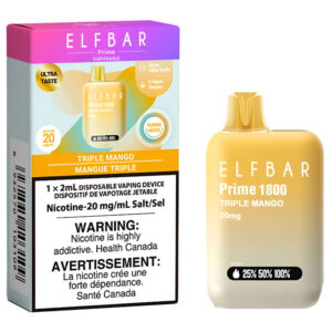 ELF BAR PRIME 1800 ZERO NIC - TRIPLE MANGO