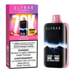 ELFBAR MOONLIGHT 70K - PEACH ICE 5CT