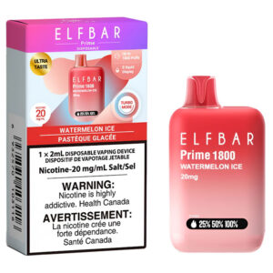 ELF BAR PRIME 1800 ZERO NIC - WATERMELON ICE