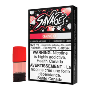 STLTH POD PACK SAVAGE CLASSIC ICE (3 PACK) [ON] - 20MG