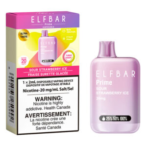 ELF BAR PRIME 1800 - SOUR STRAWBERRY ICE