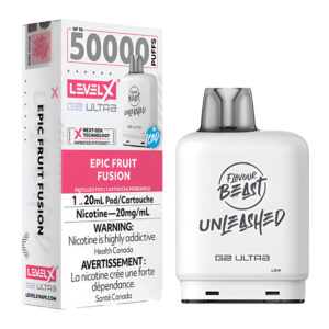 LEVEL X G2 ULTRA POD 20ML - UNLEASHED - EPIC FRUIT FUSION ICED 20MG 6PC/CARTON [ONTARIO]