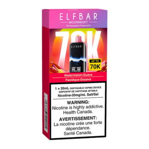 ELFBAR MOONLIGHT 70K - WATERMELON GUAVA 5CT