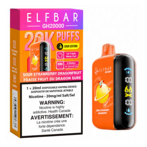 ELF GH20K - SOUR STRAWBERRY DRAGONFRUIT 5PC