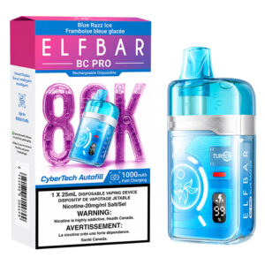 ELF BAR BC PRO 80K - BLUE RAZZ ICE