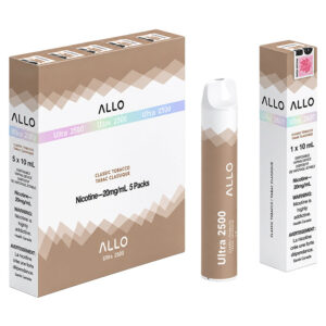 ALLO 2500 CLASSIC TOBACCO 5 PC CARTON