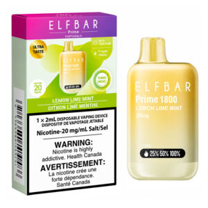 ELF BAR PRIME 1800 - LEMON LIME MINT