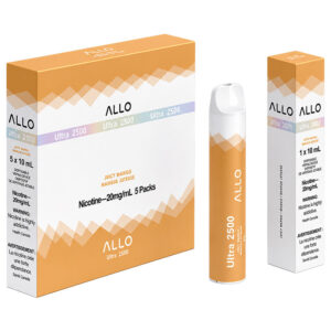 ALLO 2500 JUICY MANGO 5 PC CARTON