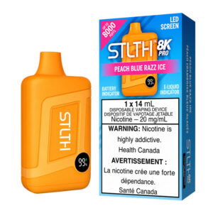 STLTH 8K PRO - PEACH BLUE RAZZ ICE