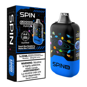 SPIN 60K - PEACH BLUE RASPBERRY