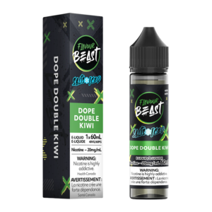 FLAVOUR BEAST E-LIQUID - DOPE DOUBLE KIWI 20MG/60ML [ONTARIO] - 827152176144
