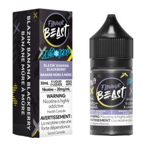 FLAVOUR BEAST E-LIQUID - BLAZIN' BANANA BLACKBERRY 20MG/60ML [ONTARIO] - 827152176113