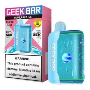 GEEK BAR PULSE X 2 DISPOSABLE - BLUE RAZZ ICE (4PCS/CTN) [ON] - 20MG / 20ML