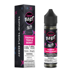 FLAVOUR BEAST E-LIQUID - TRIPPIN' TRIPLE BERRY 20MG/60ML [ONTARIO] - 827152140138