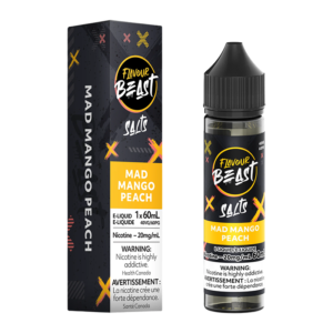 FLAVOUR BEAST E-LIQUID - MAD MANGO PEACH 20MG/60ML [ONTARIO] - 827152140060