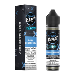 FLAVOUR BEAST E-LIQUID - BOSS BLUEBERRY 20MG/60ML [ONTARIO] - 827152176137