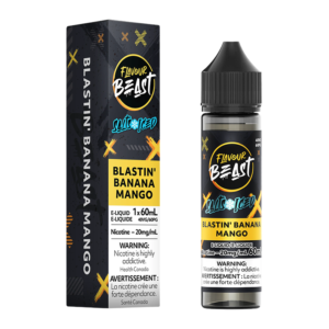 FLAVOUR BEAST E-LIQUID - BLASTIN' BANANA MANGO 20MG/60ML [ONTARIO] - 827152176106