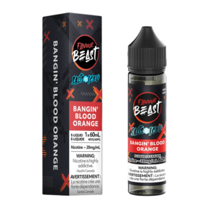 FLAVOUR BEAST E-LIQUID - BANGIN' BLOOD ORANGE (ICED) 20MG/60ML [ONTARIO] - 827152139989