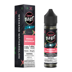 FLAVOUR BEAST E-LIQUID - WEEKEND WATERMELON (ICED) 20MG/60ML [ONTARIO] - 827152140152