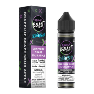 FLAVOUR BEAST E-LIQUID - GRAPPLIN' GRAPE SOUR APPLE 20MG/60ML [ONTARIO] - 827152176168
